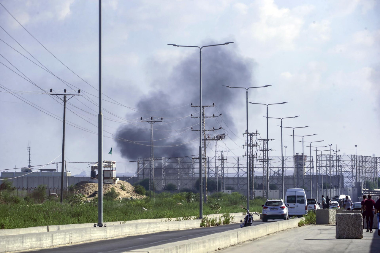 Inicio de una nueva guerra entre israelíes y palestinos. Foto: EFE