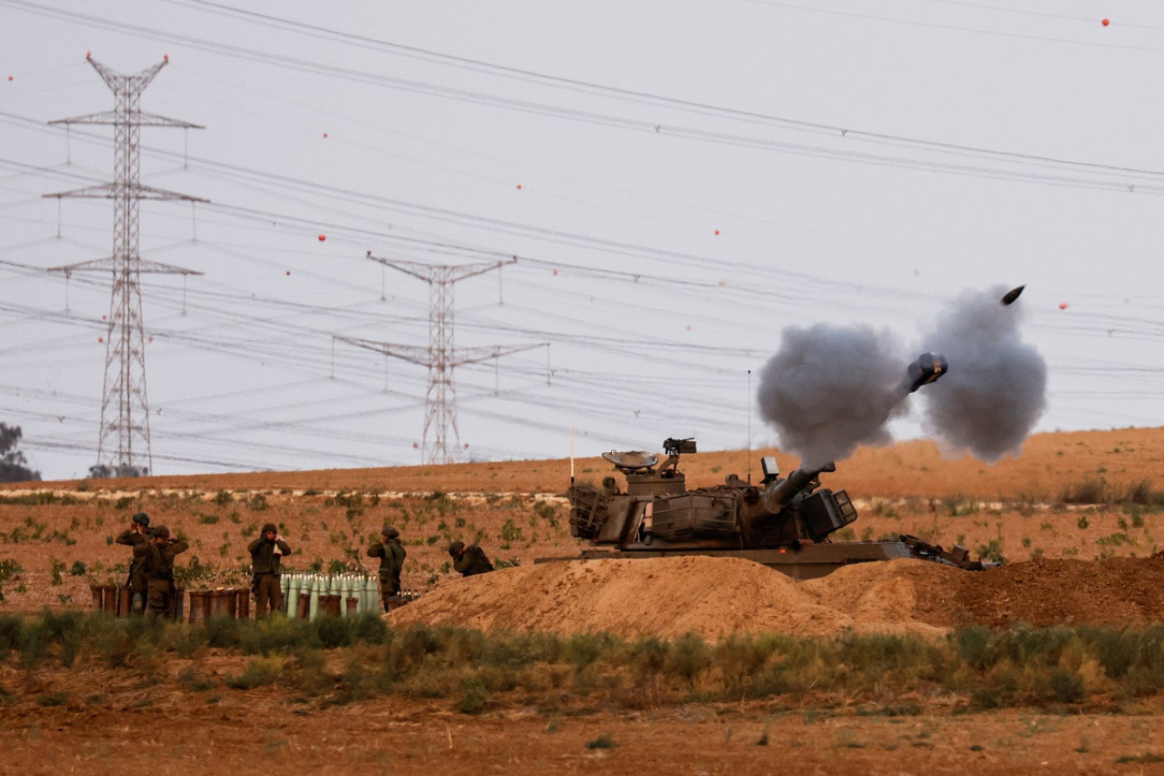 Soldados israelíes en la Franja de Gaza. Foto: Reuters.