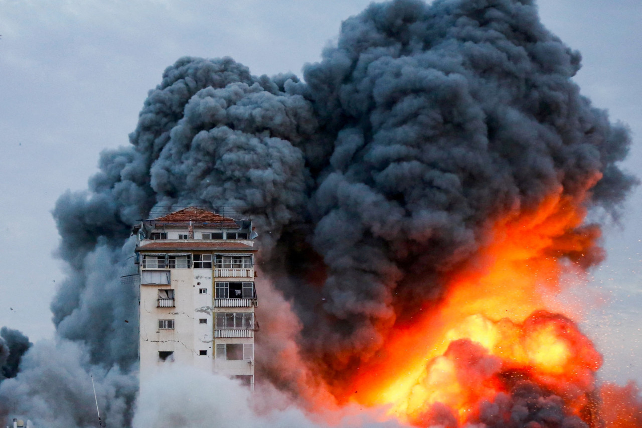 Violencia entre Israel y Hamas en Gaza. Foto: Reuters.