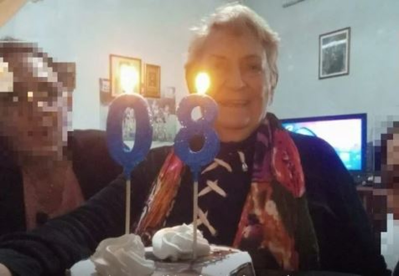 Ana Beatriz Pazos había cumplido 80 años en julio. Foto: Gentileza La Voz.