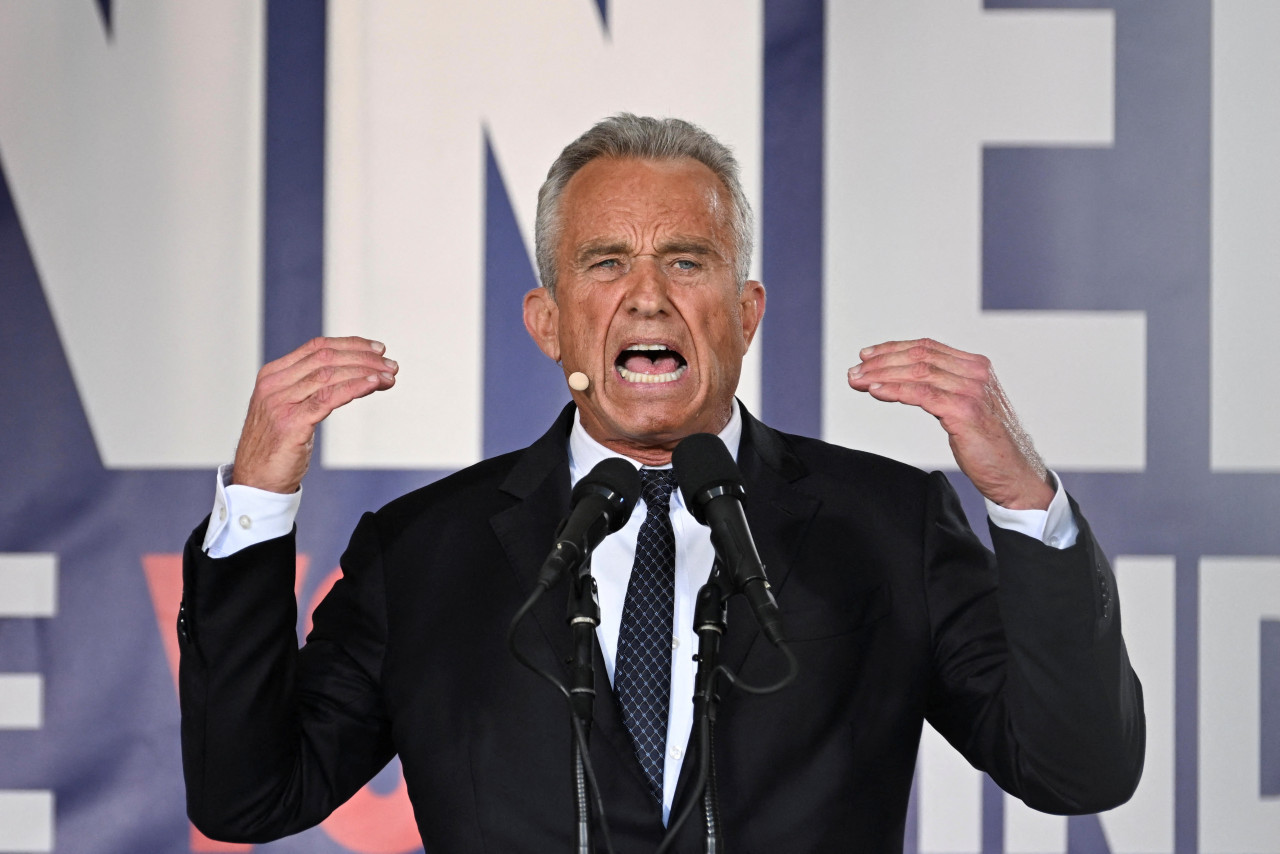 Robert Kennedy Jr. se lanzó como candidato independiente. Foto: Reuters.