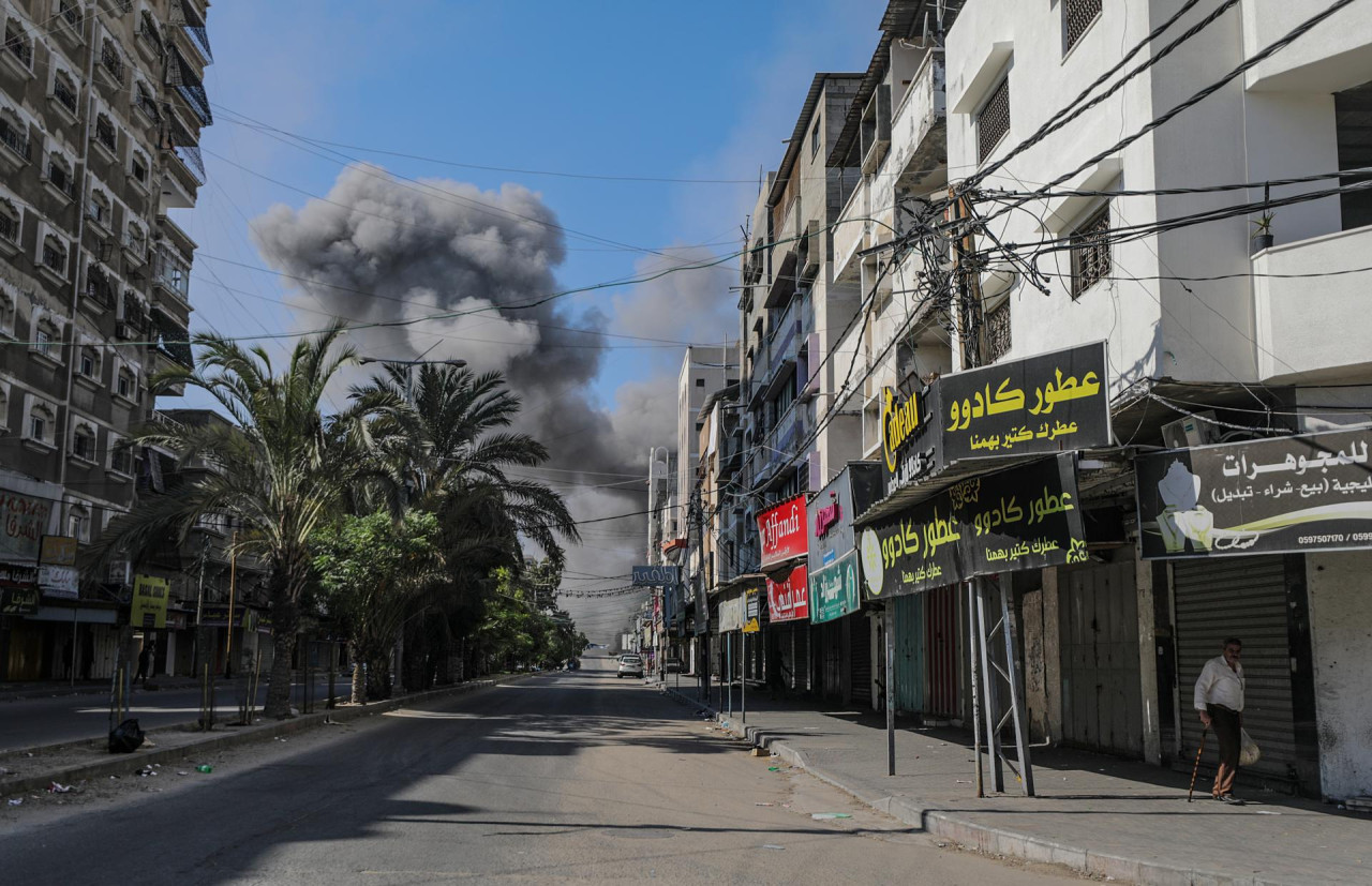 Ataque de Israel en Gaza. Foto: EFE