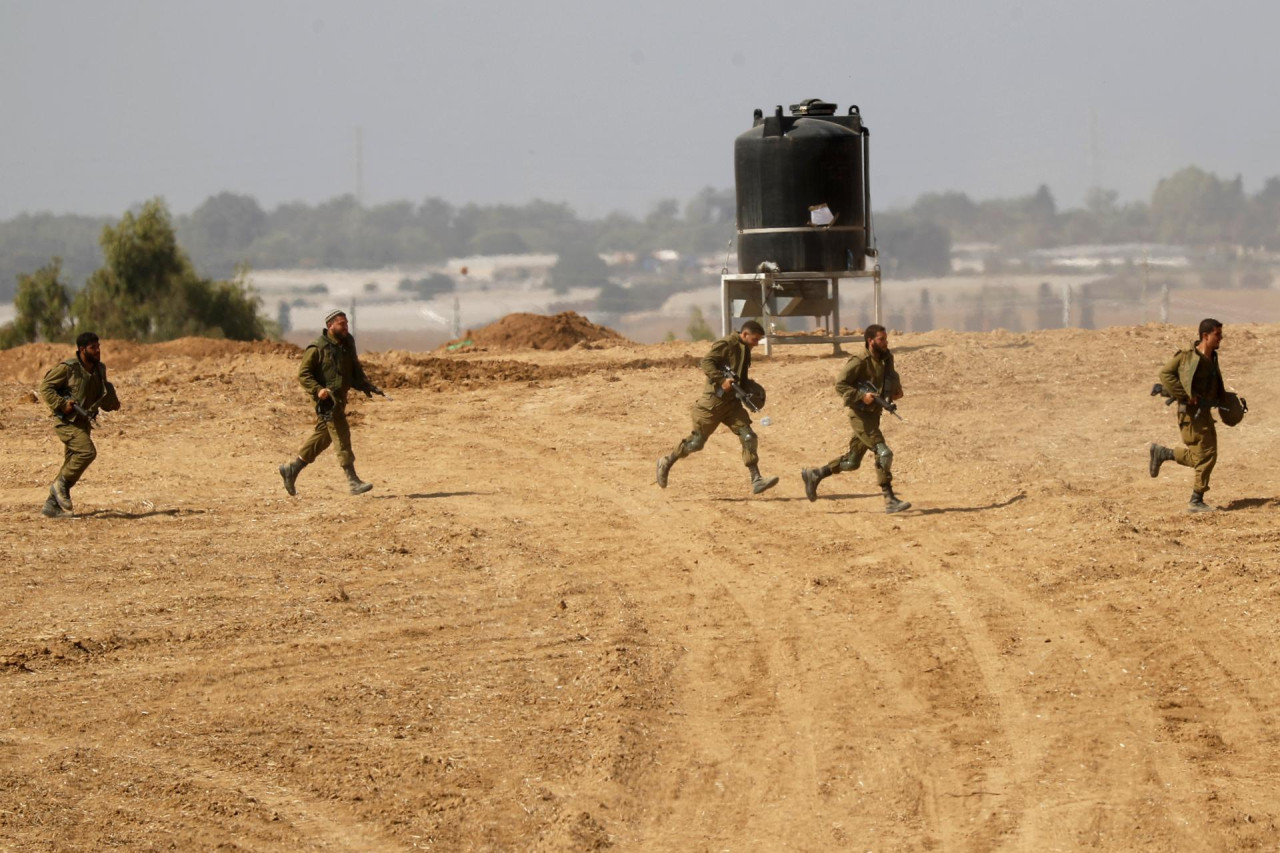 Ejército israelí en Gaza. Foto: EFE.