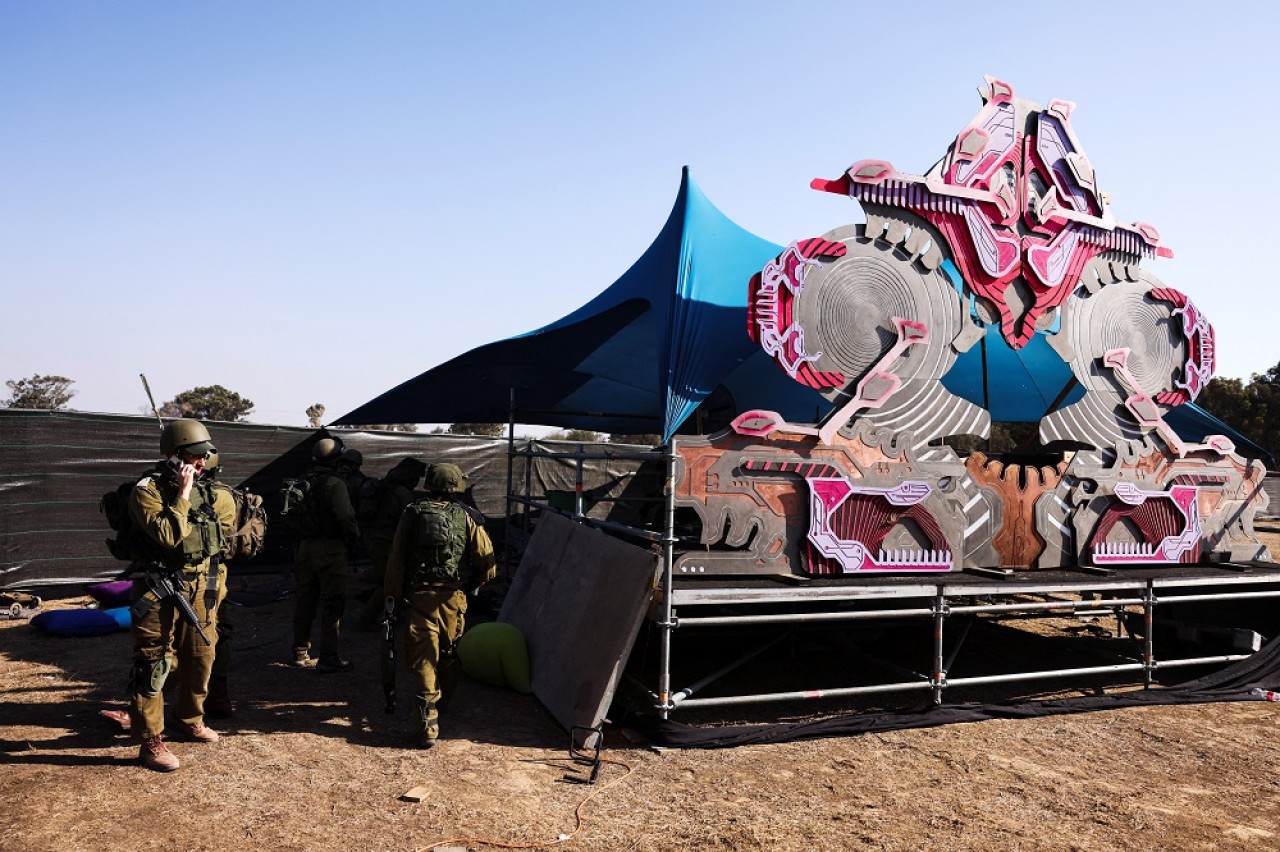 Terroristas de Hamas atacaron un festival de música en Israel. Foto: Reuters.