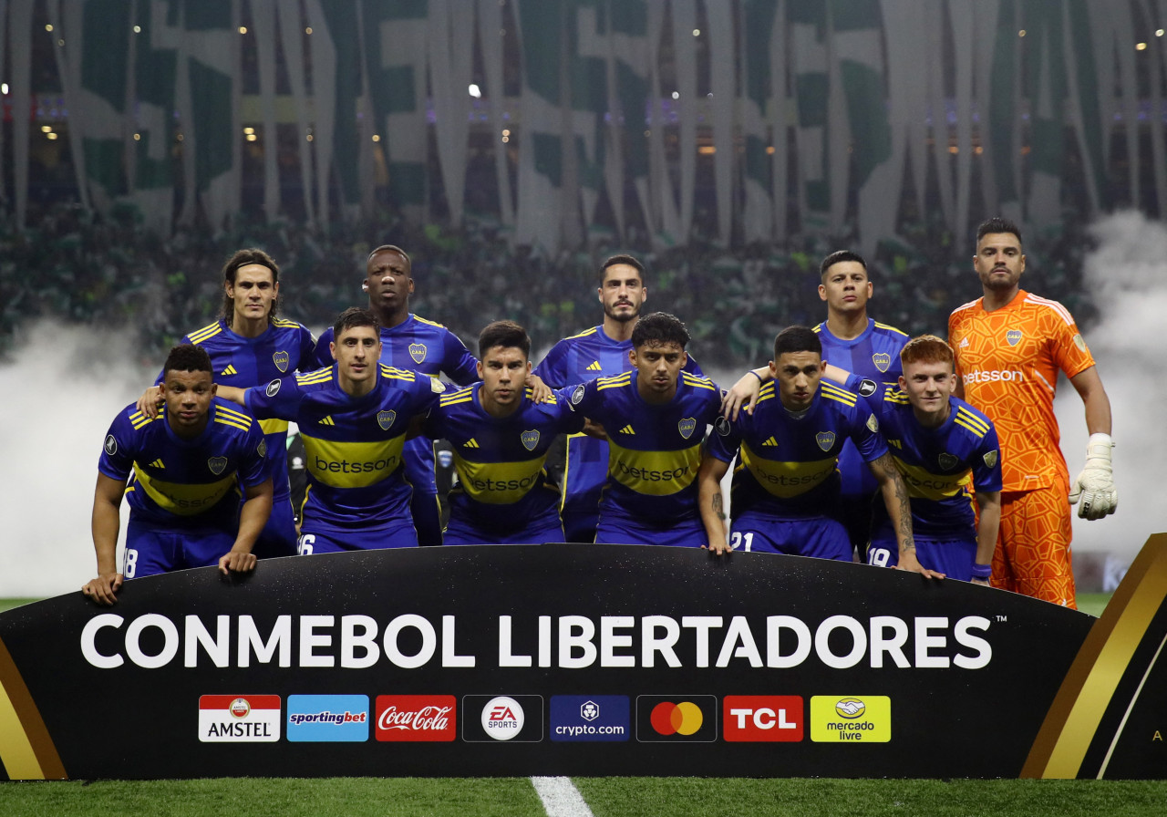 Boca utilizará la misma indumentaria que ante Palmeiras. Foto: NA.