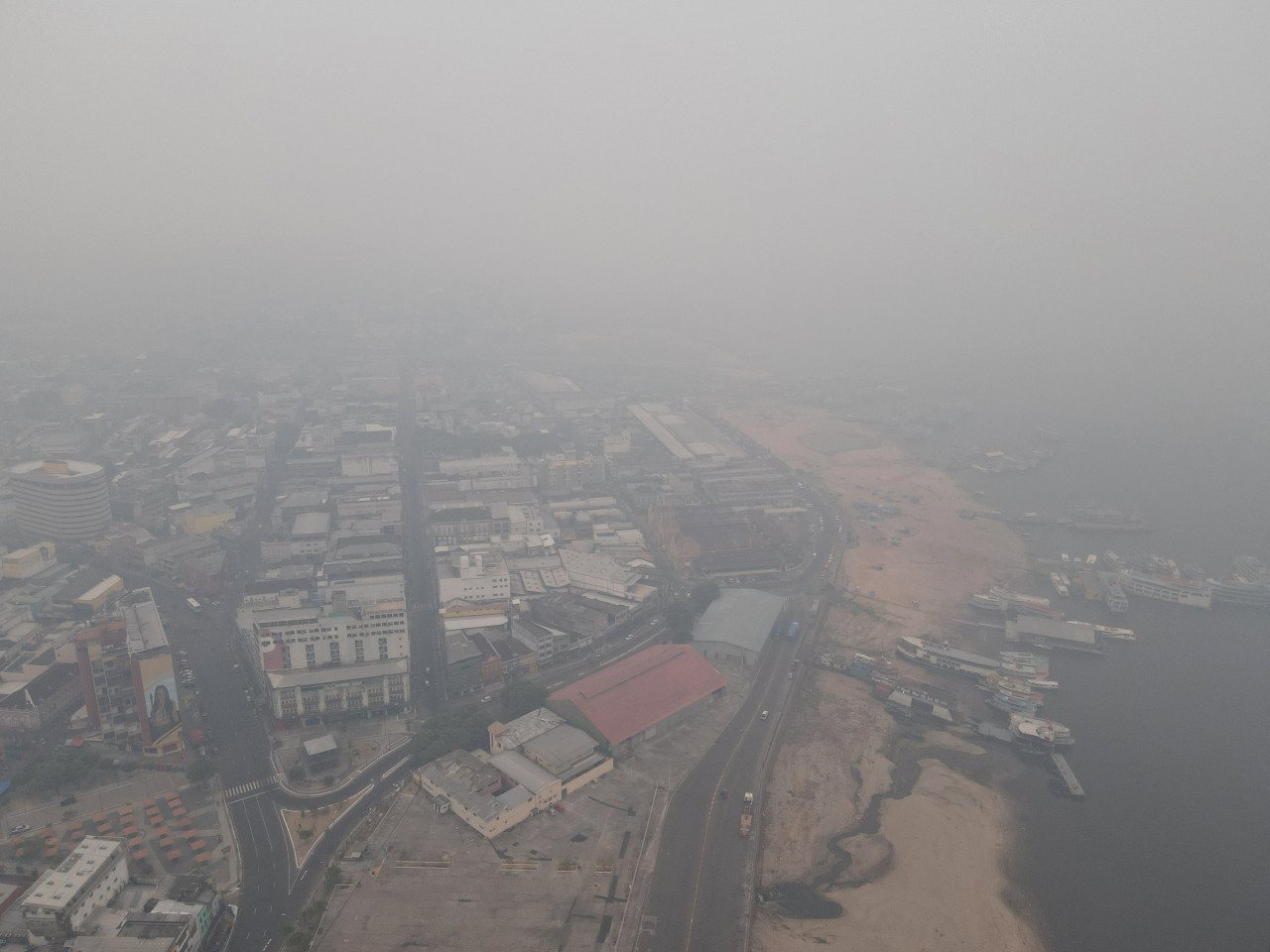 Incendios en la Amazonía afectan el aire de Brasil. Foto: Reuters.