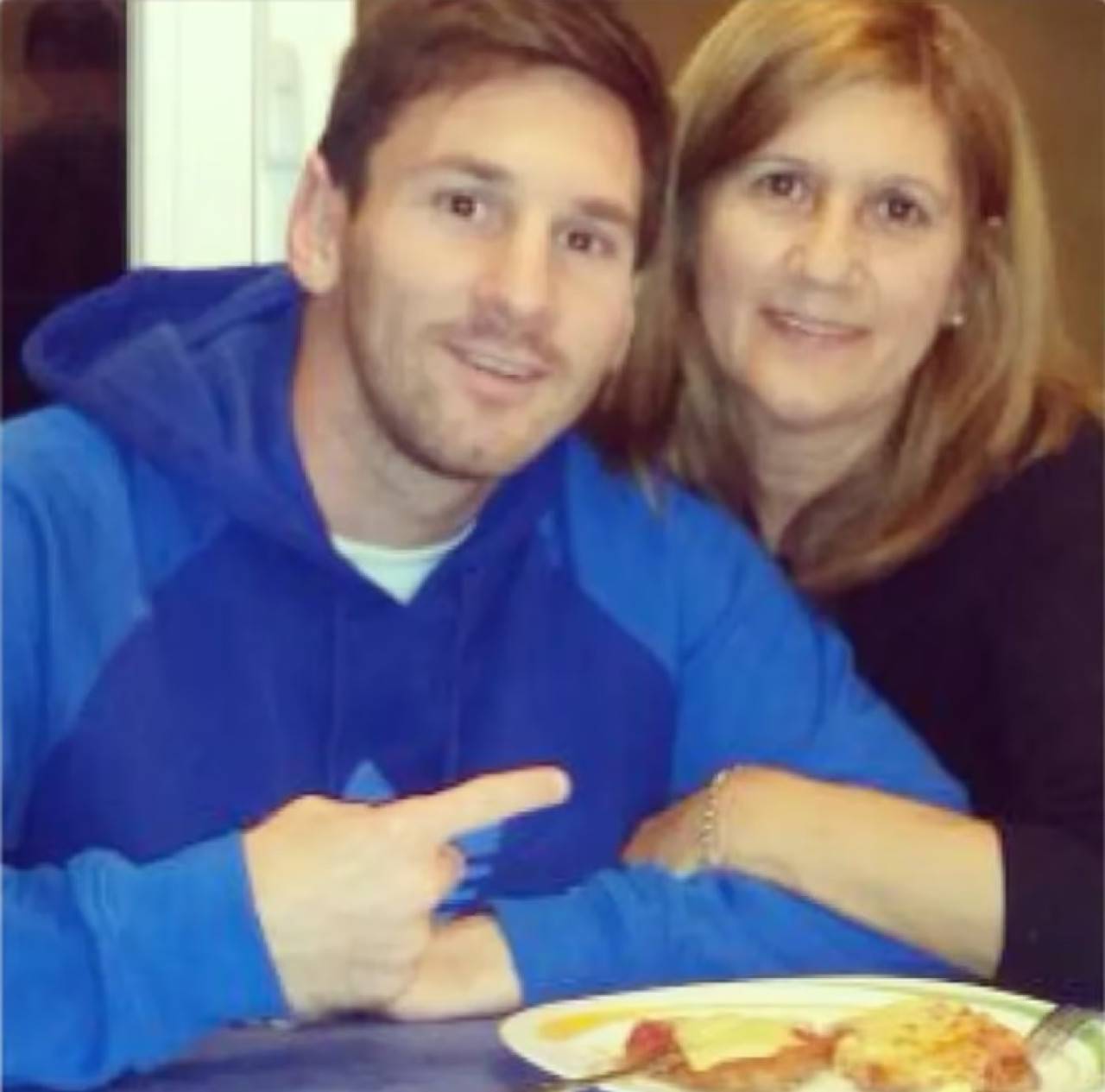 Lionel Messi y su mamá Celia. Foto: Instagram @leomessi.