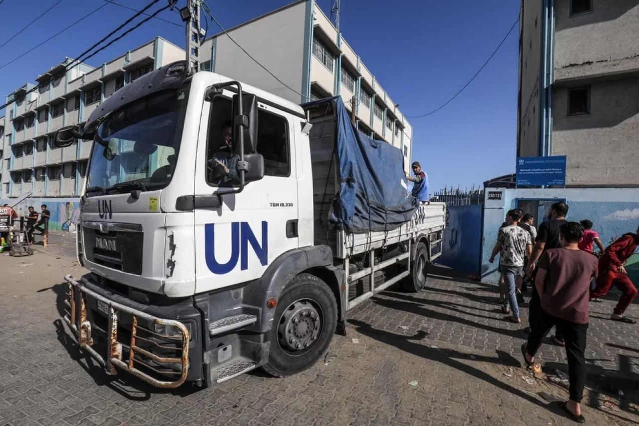 La UNRWA trabaja en Gaza. Foto: Reuters.