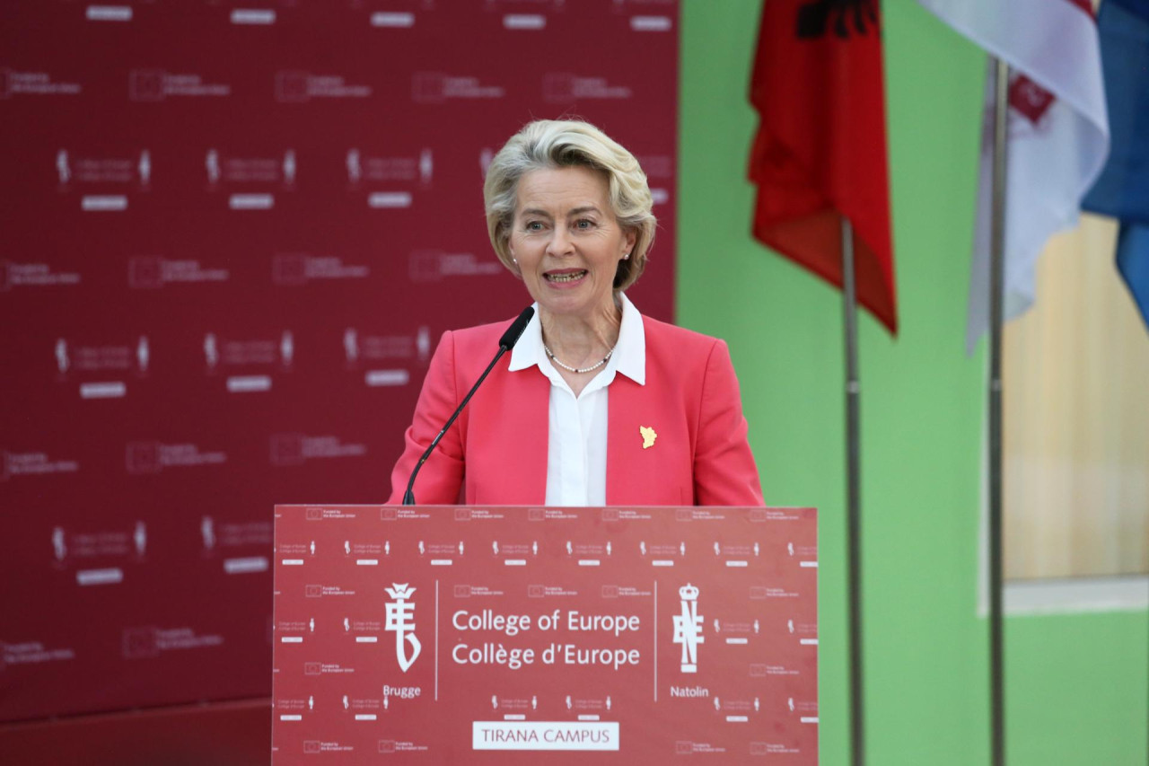 Von Der Leyen, presidenta de la Comisión Europea. Foto: EFE