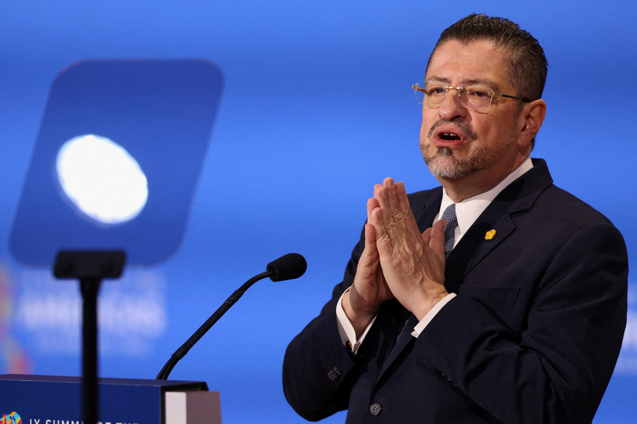 Rodrigo Chaves, presidente de Costa Rica. Foto: Reuters