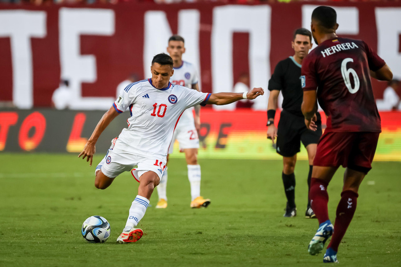 Venezuela vs Chile, Eliminatorias. Foto: EFE