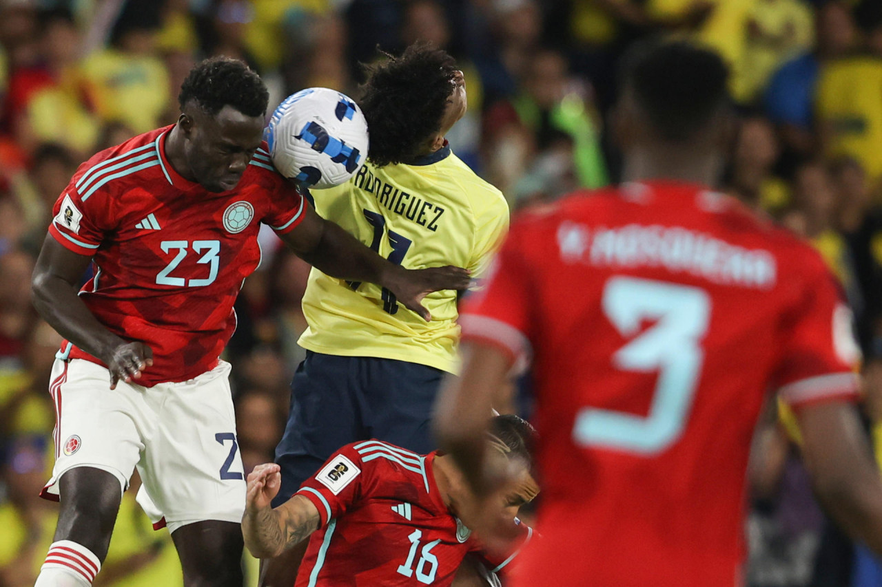 Ecuador vs Colombia, Eliminatorias. Foto: EFE