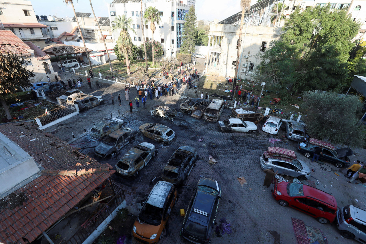 Explosión en hospital de Gaza. Video: EFE.