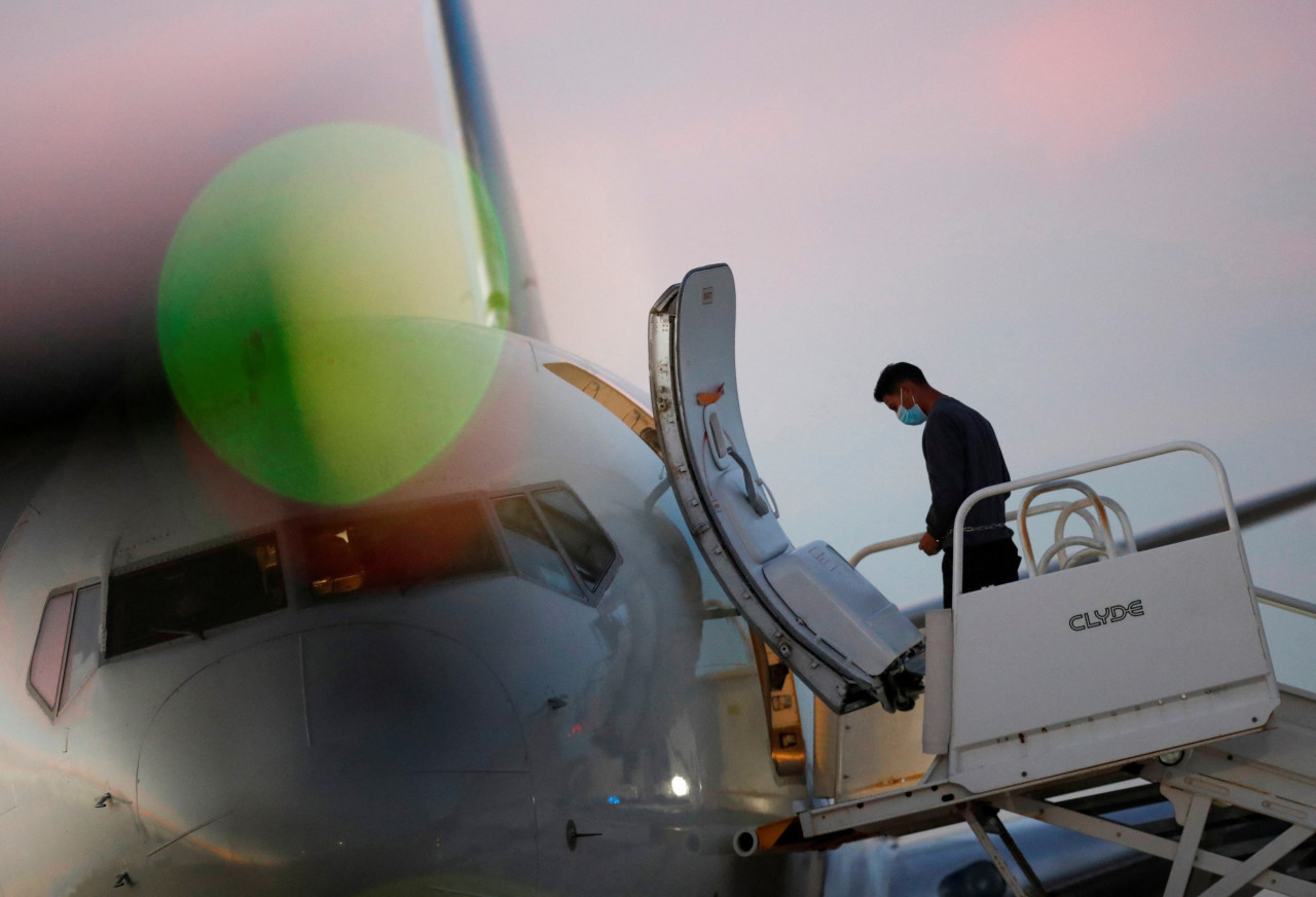 El primer vuelo de deportación EEUU aterriza en Venezuela bajo nuevas medidas de Gobierno de Biden. Foto: Reuters