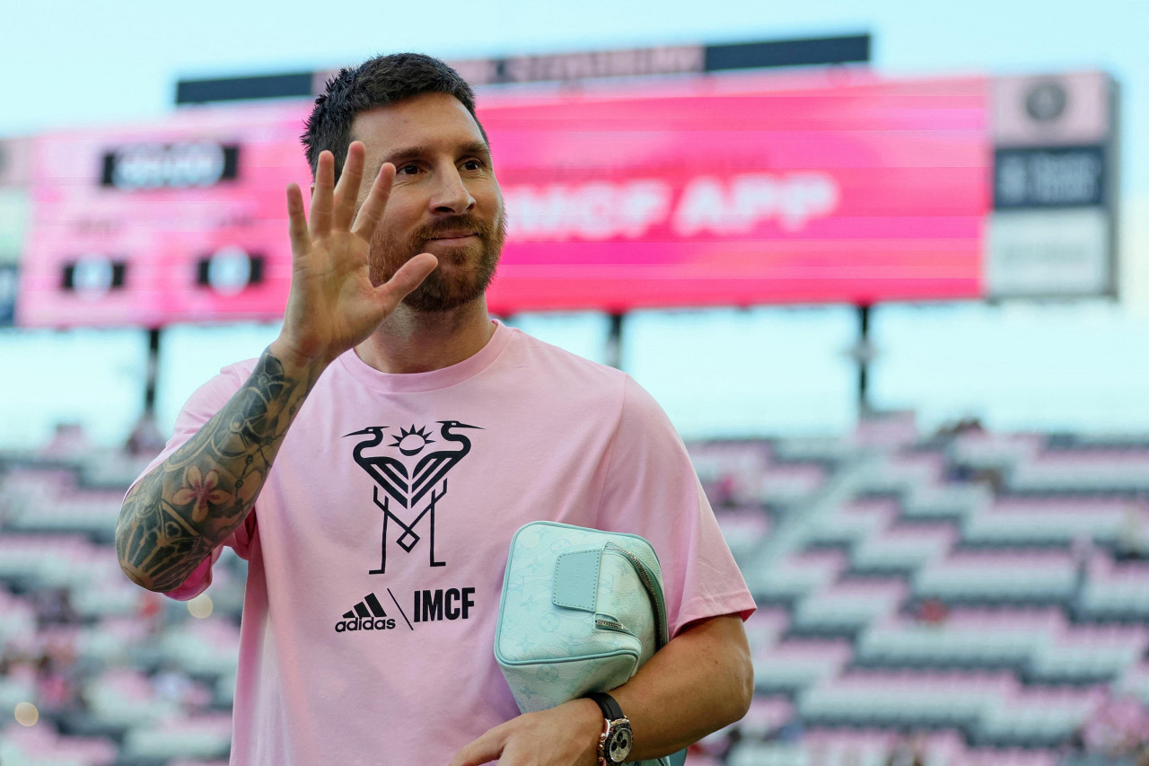 Lionel Messi en Inter Miami. Foto: NA.