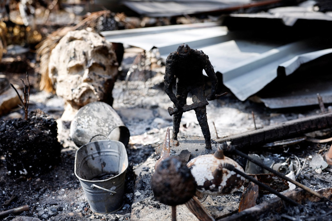 Destrucción de una vivienda en la Franja de Gaza. Foto: Reuters.