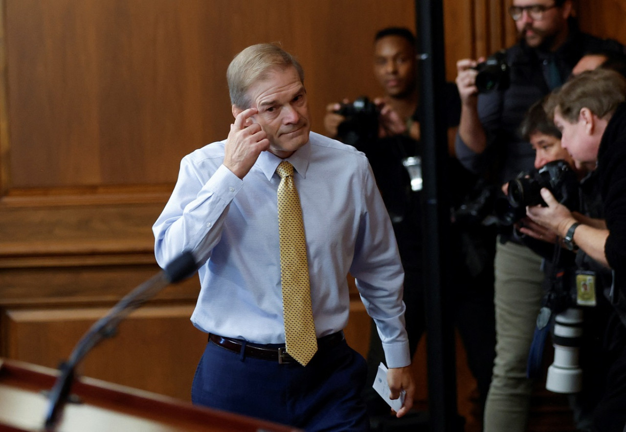 Jim Jordan obtuvo 194 votos de los 215 necesarios. Foto: Reuters.