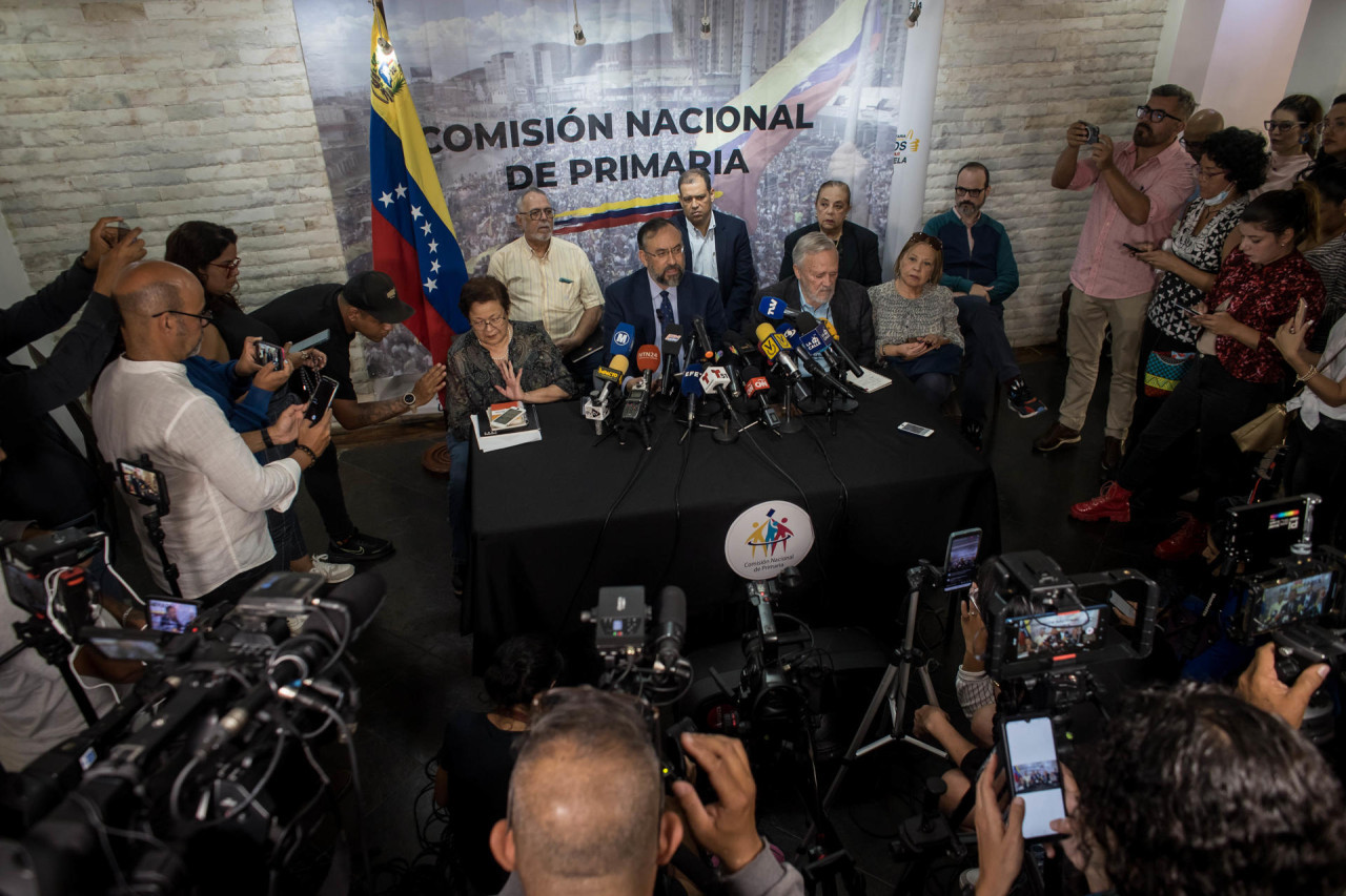 Elecciones primarias de la oposición de Venezuela. Foto: EFE.