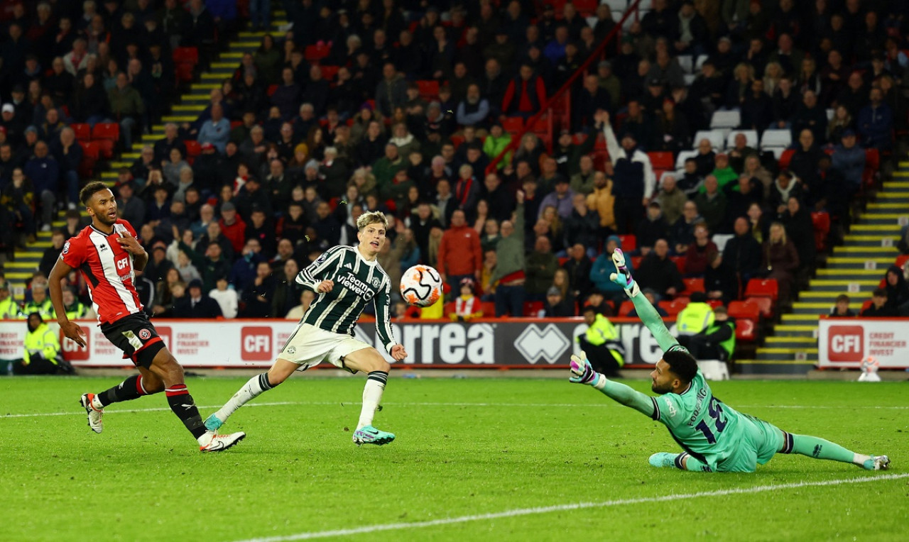 Alejandro Garnacho; Manchester United. Foto: Reuters.