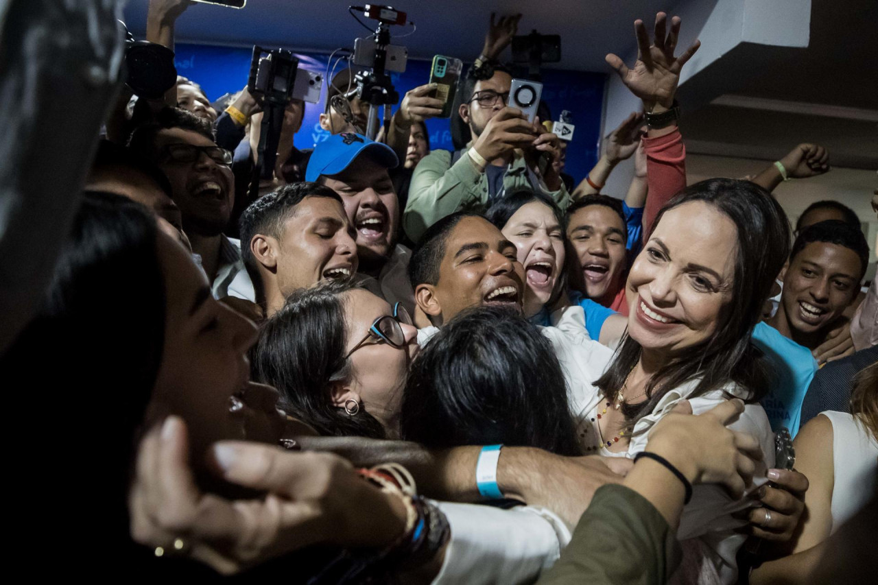 María Corina Machado. Foto: EFE.