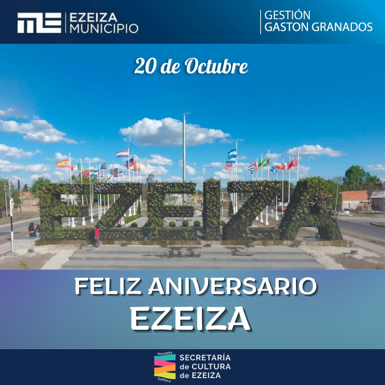 Ezeiza festejó 28 años. Foto: X @Culturadeezeiza.