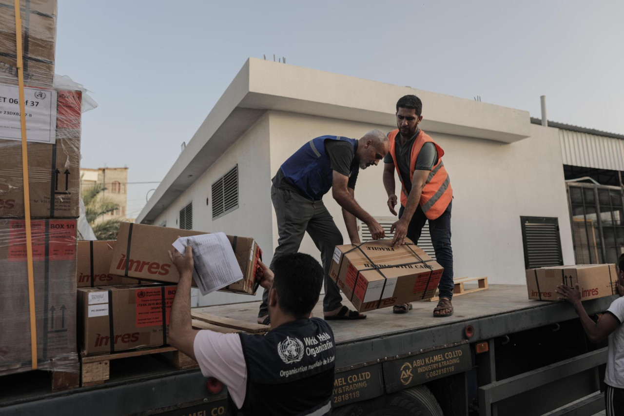 Paso de Rafah. Foto: EFE.