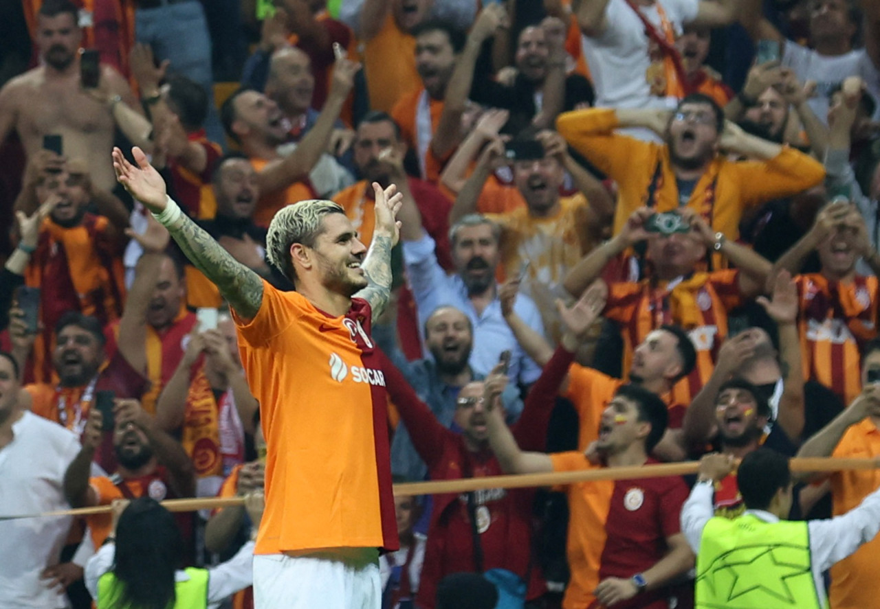 Mauro Icardi, Galatasaray vs Bayern. Foto: Reuters