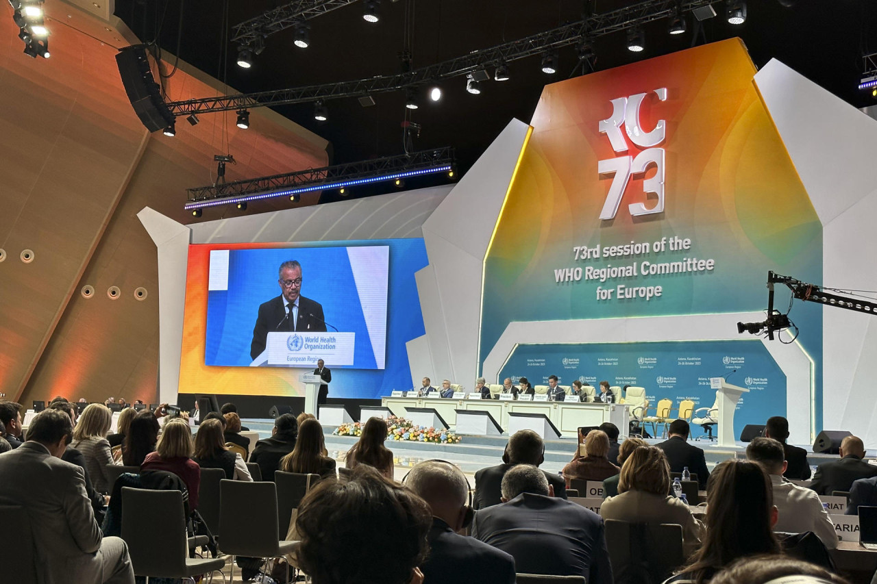 El director general de la Organización Mundial de la Salud (OMS), Tedros Adhanom Ghebreysus. EFE