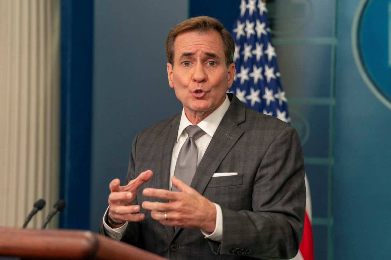 John Kirby, portavoz de la Casa Blanca. Foto: REUTERS.