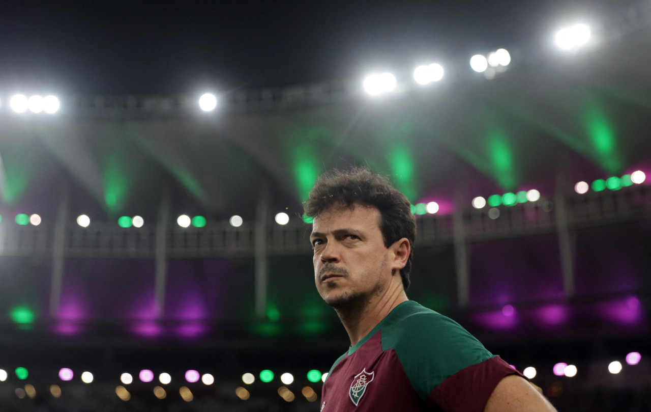 Fernando Diniz, técnico de Fluminense. Foto: REUTERS.