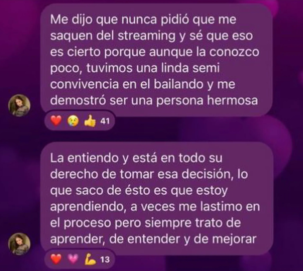 El mensaje de Coti Romero sobre Zaira Nara. Foto: Instagram.