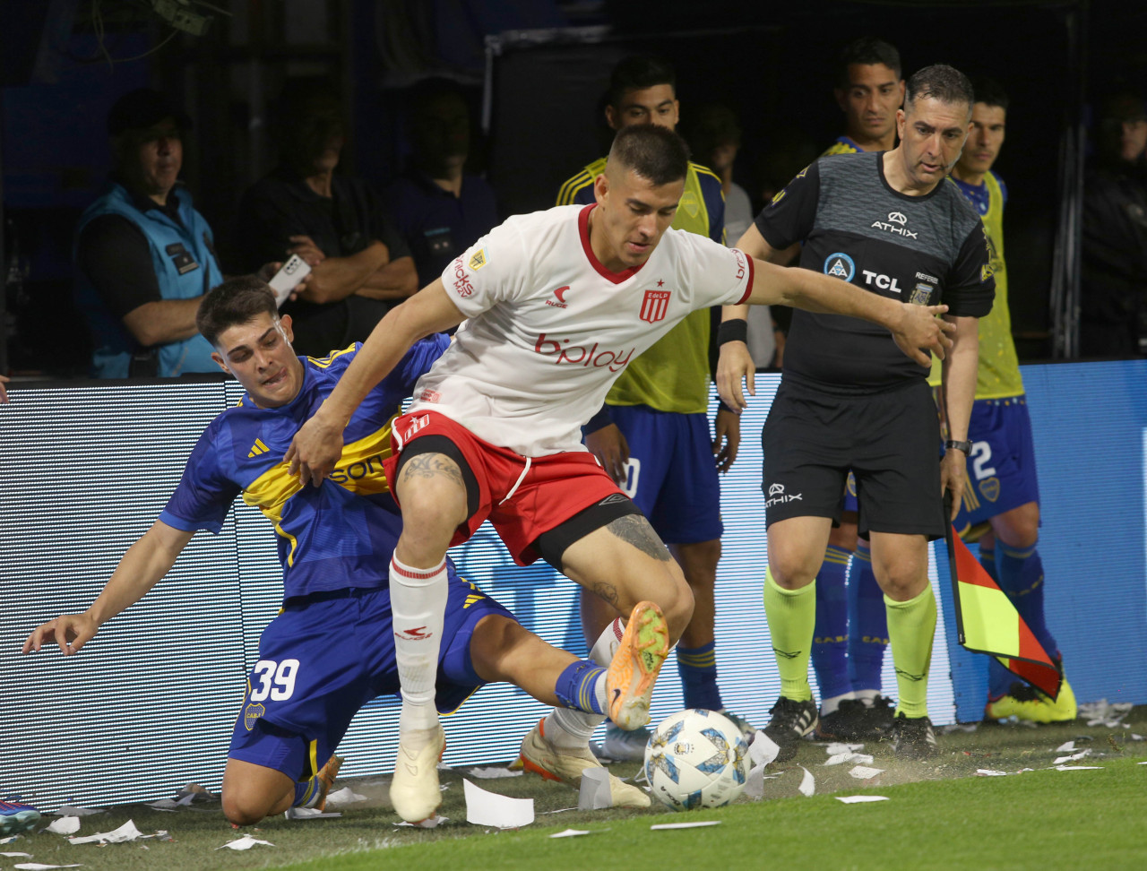 Vicente Taborda; Boca vs Estudiantes. Foto: NA