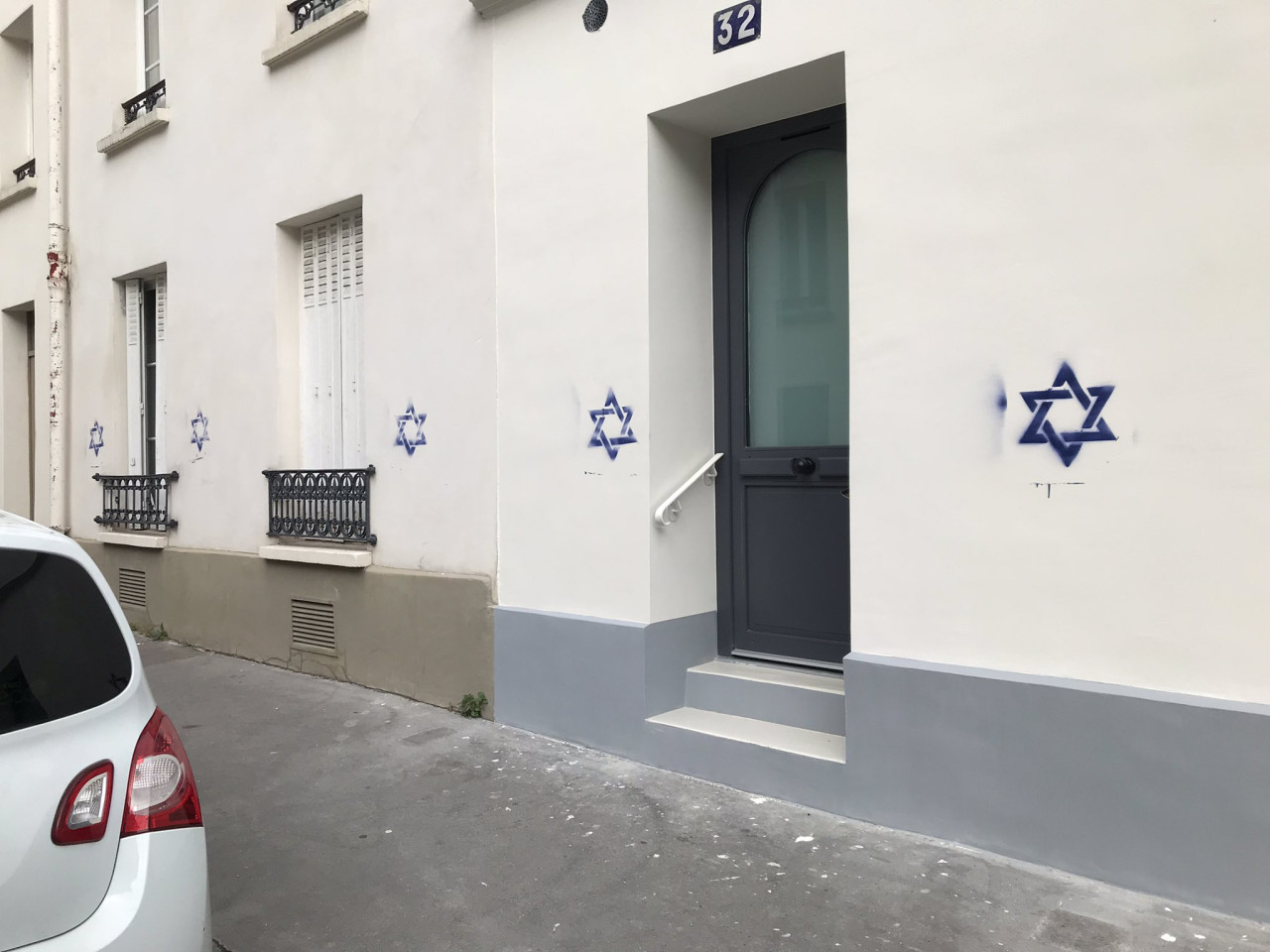 Antisemitismo en Francia. Foto: X @BHasquenoph