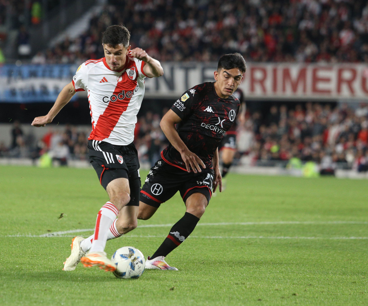 Ignacio Fernández; River vs Huracán. Foto: NA