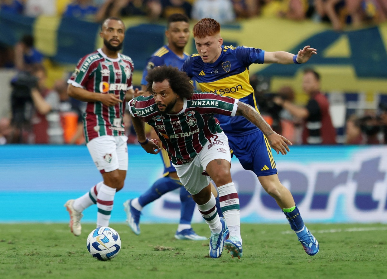 Marcelo; Boca vs. Fluminense; Copa Libertadores. Foto: Reuters.