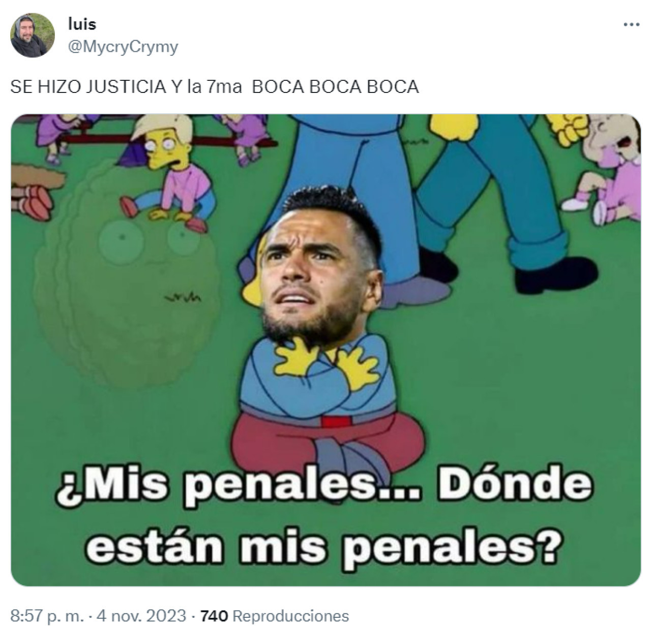 Los memes de la derrota de Boca en la Copa Libertadores. Foto: Twitter.