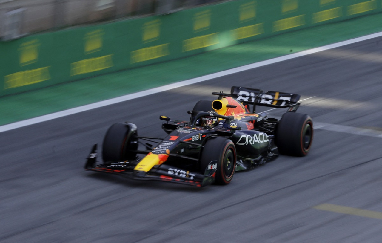 Max Verstappen ganó el Gran Premio de Brasil. Foto: Reuters.