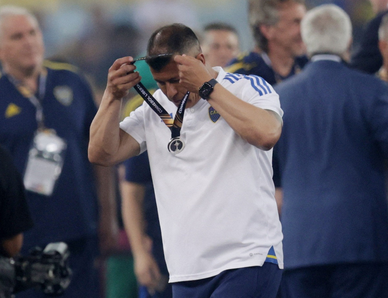 Jorge Almirón no ganó ningún título durante su etapa en Boca. Foto: Reuters.