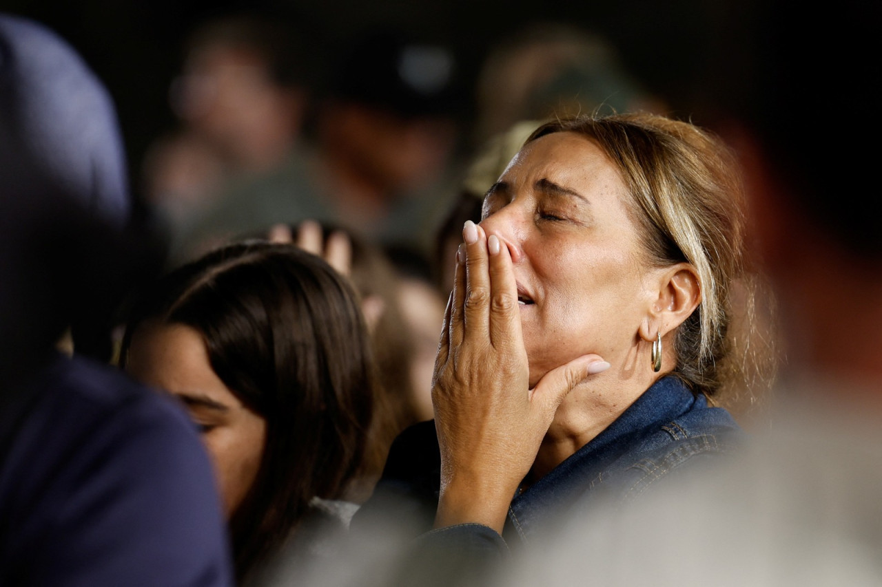 Manifestaciones israelíes a un mes del ataque terrorista de Hamas. Foto: Reuters.