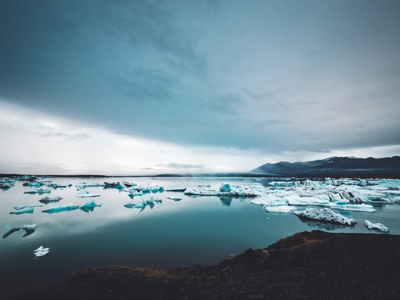 Derretimiento de glaciares. Foto: Unspash