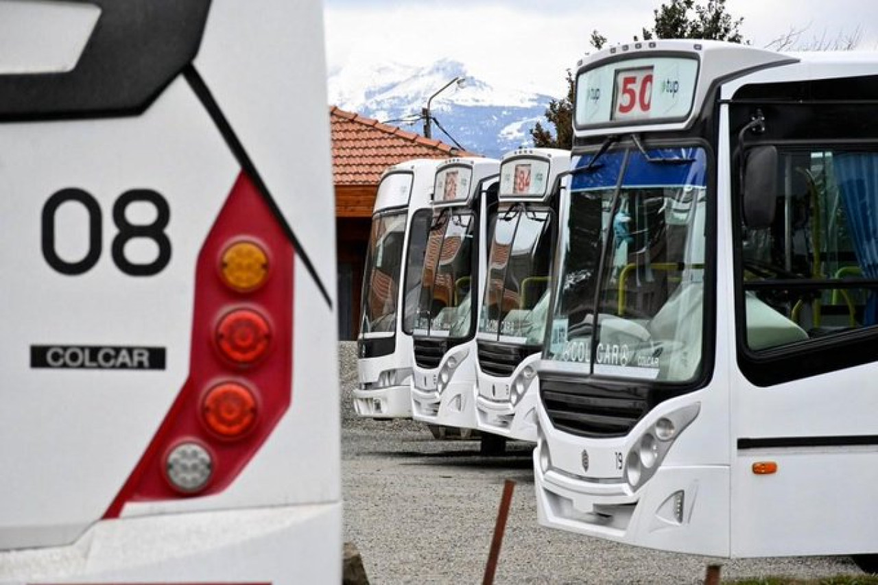 Paro de transporte público.  Foto: X @rionegrocomar