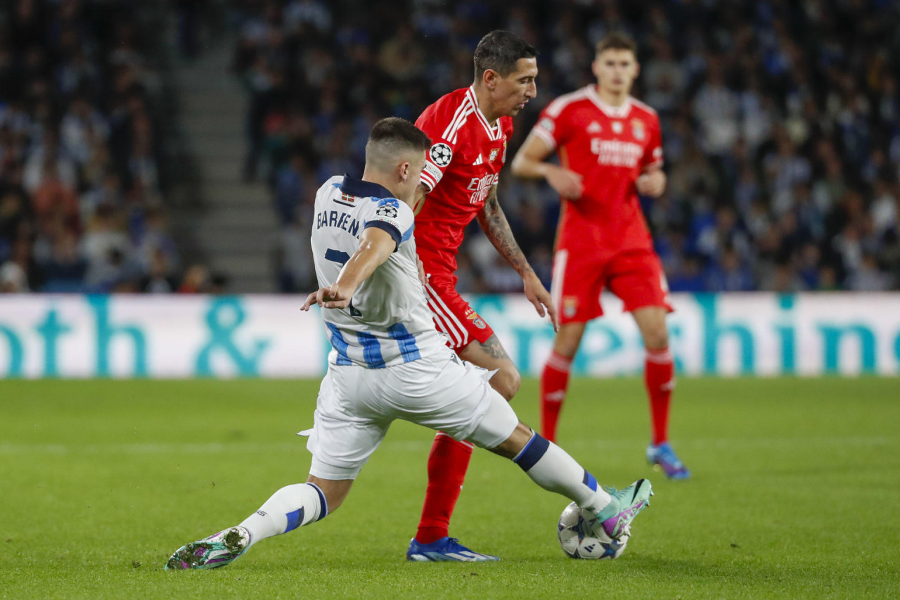 Champions League, Real Sociedad vs. Benfica. Foto: EFE.