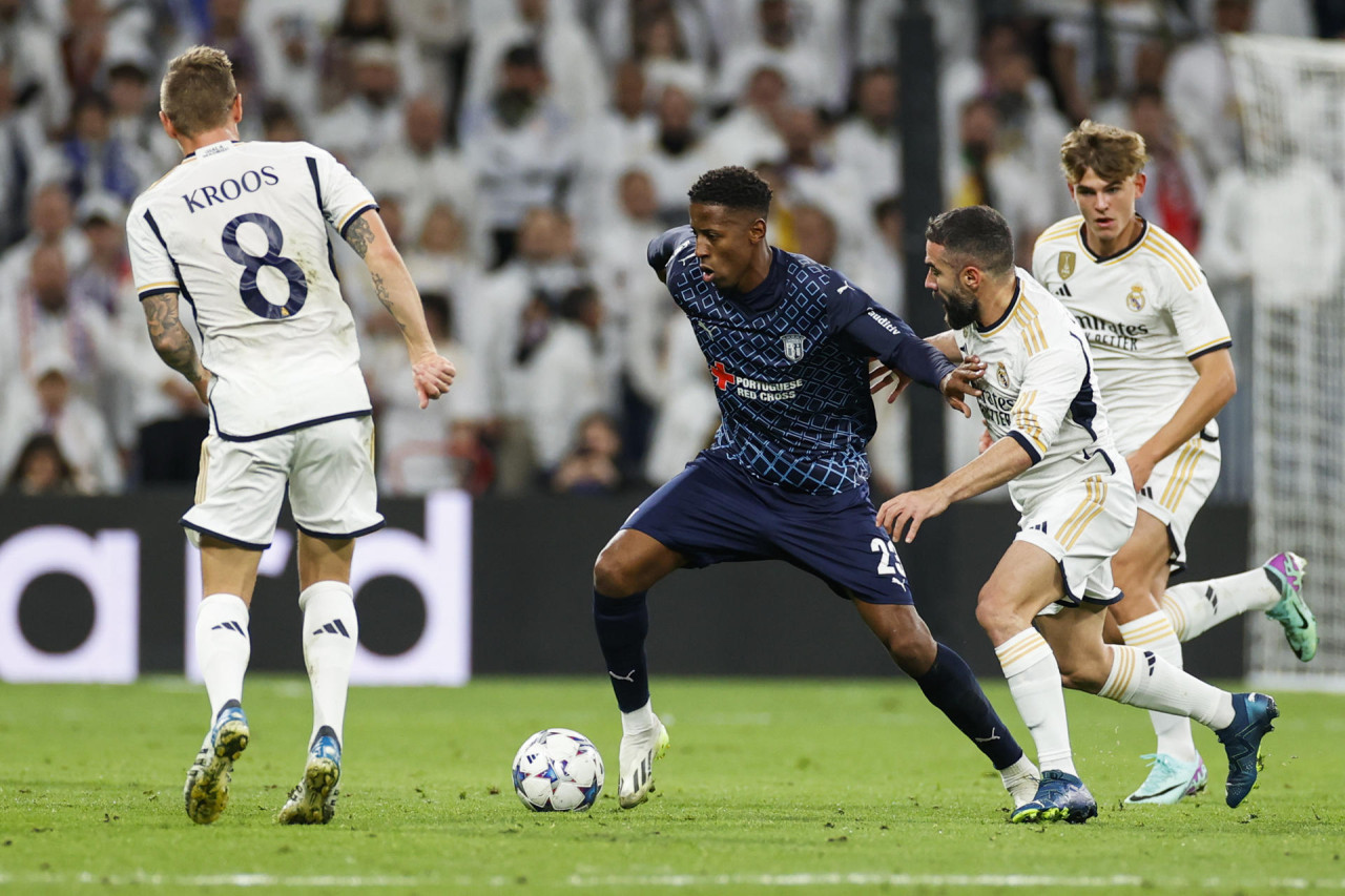 Nico Paz, Real Madrid. Foto: EFE