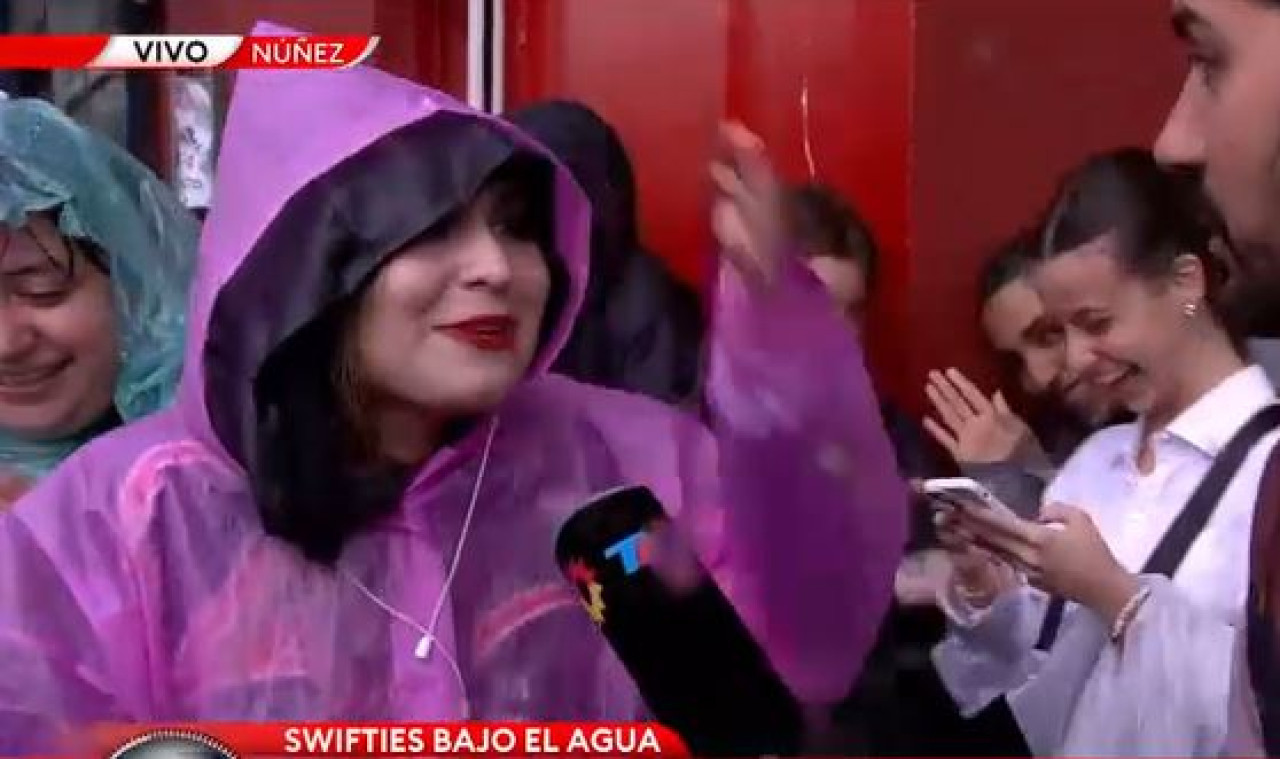 Las "Swifties" se quejaron de la reprogramación del segundo show. Foto: captura de video.