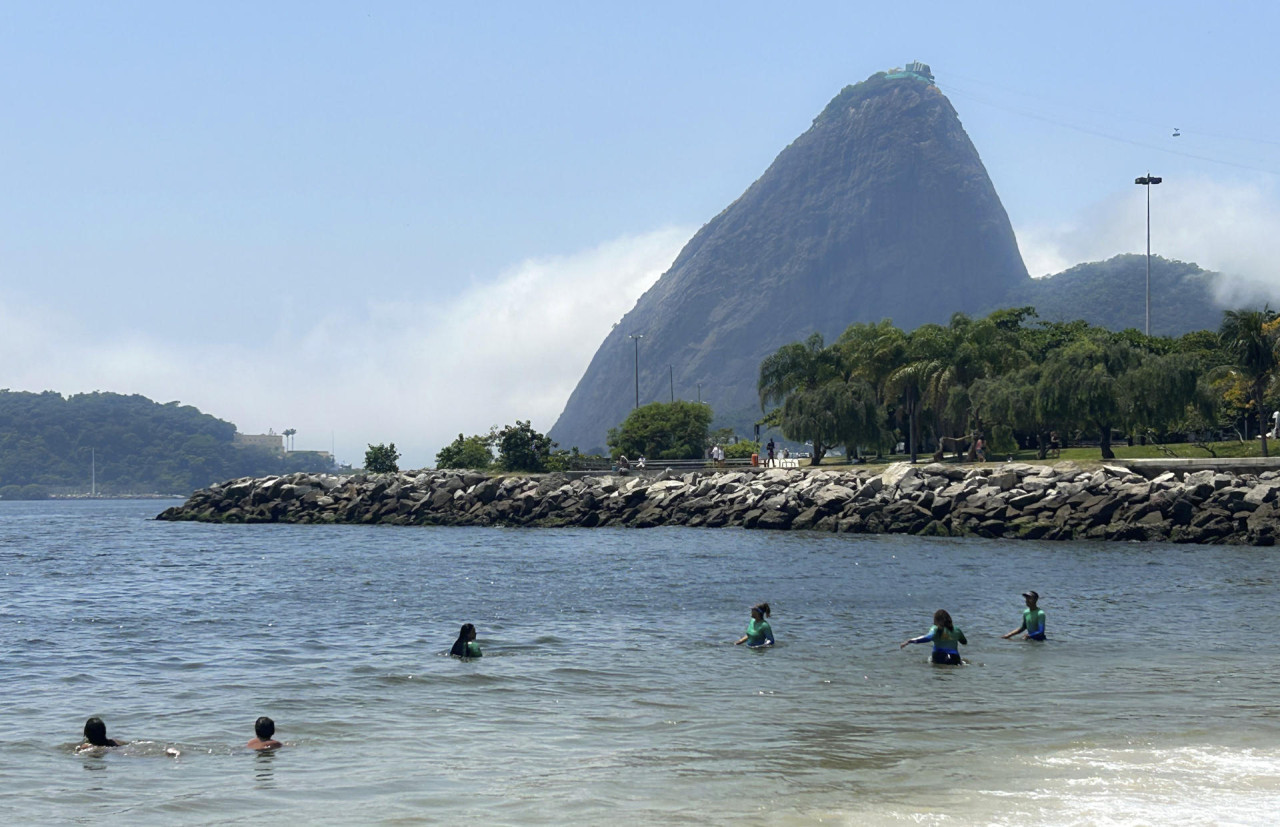 Ola de calor en Brasil. Foto: EFE.