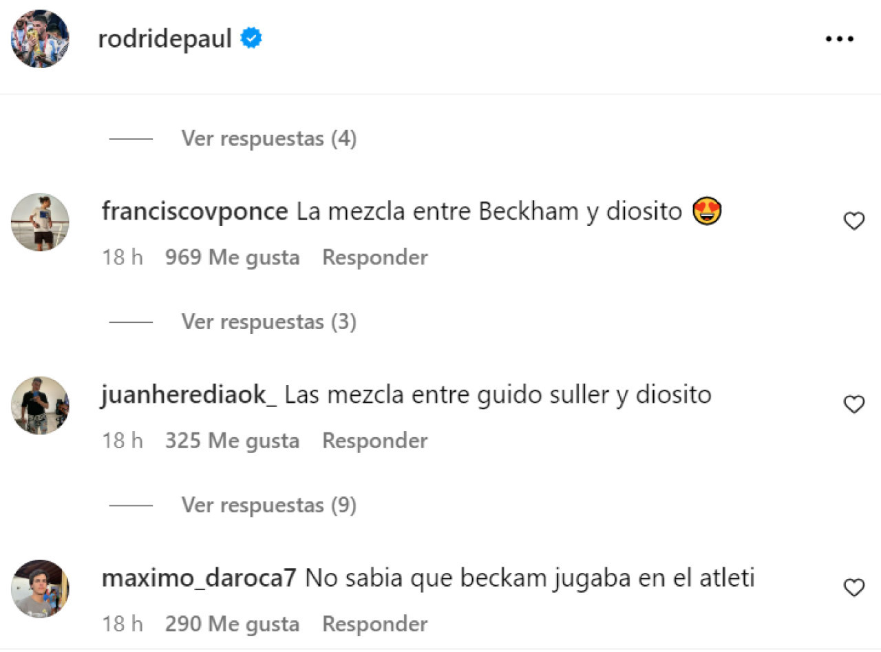 Más comentarios en el posteo. Foto: Instagram.