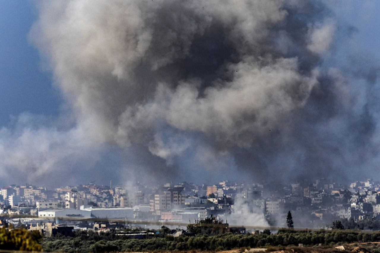 Bombardeos en Gaza. Foto: Reuters.