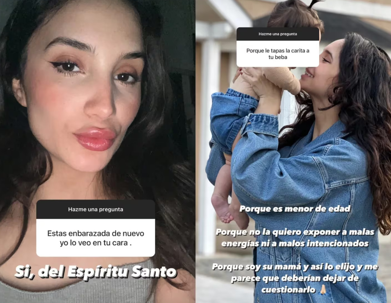 Las respuestas de Melody Luz en Instagram.