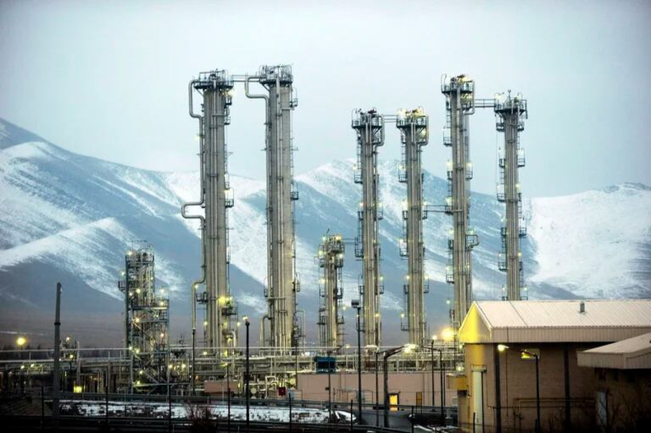 Reactor de agua pesada de la ciudad de Arak. Foto: EFE