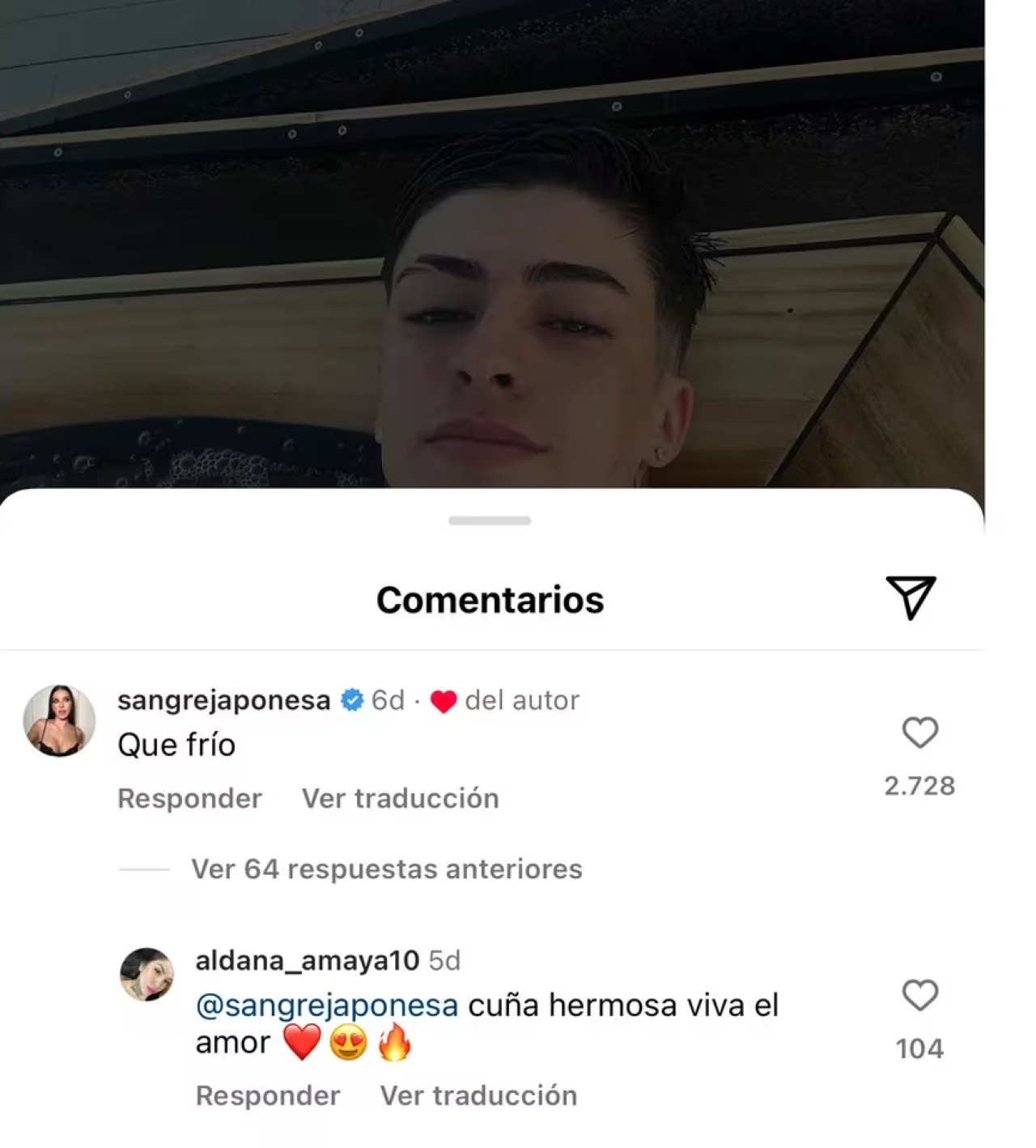 Los comentarios de la hermana de Lauty Gram. Foto: Instagram.